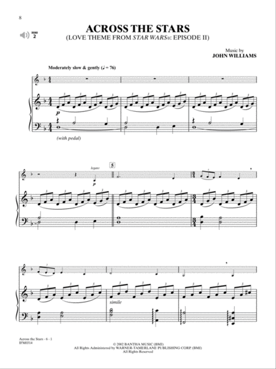 Movie Instrumental Solos - Piano Accompaniment (Book Only) Piano Accompaniment scores gallery preview page 4