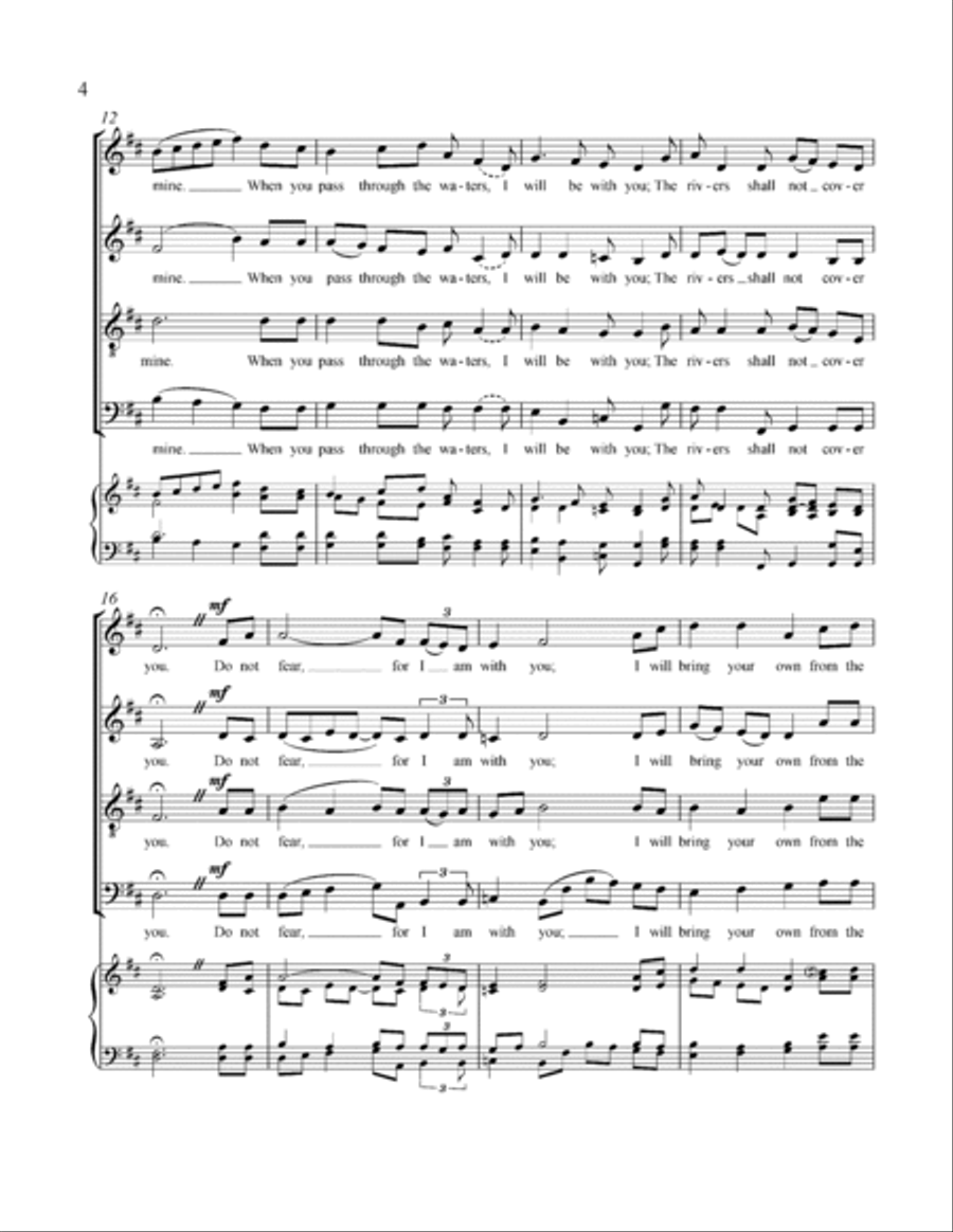 Do not fear Do not fear 4-Part scores gallery preview page 3