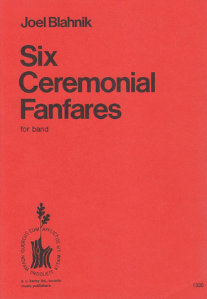 Six Ceremonial Fanfares For Band - Set