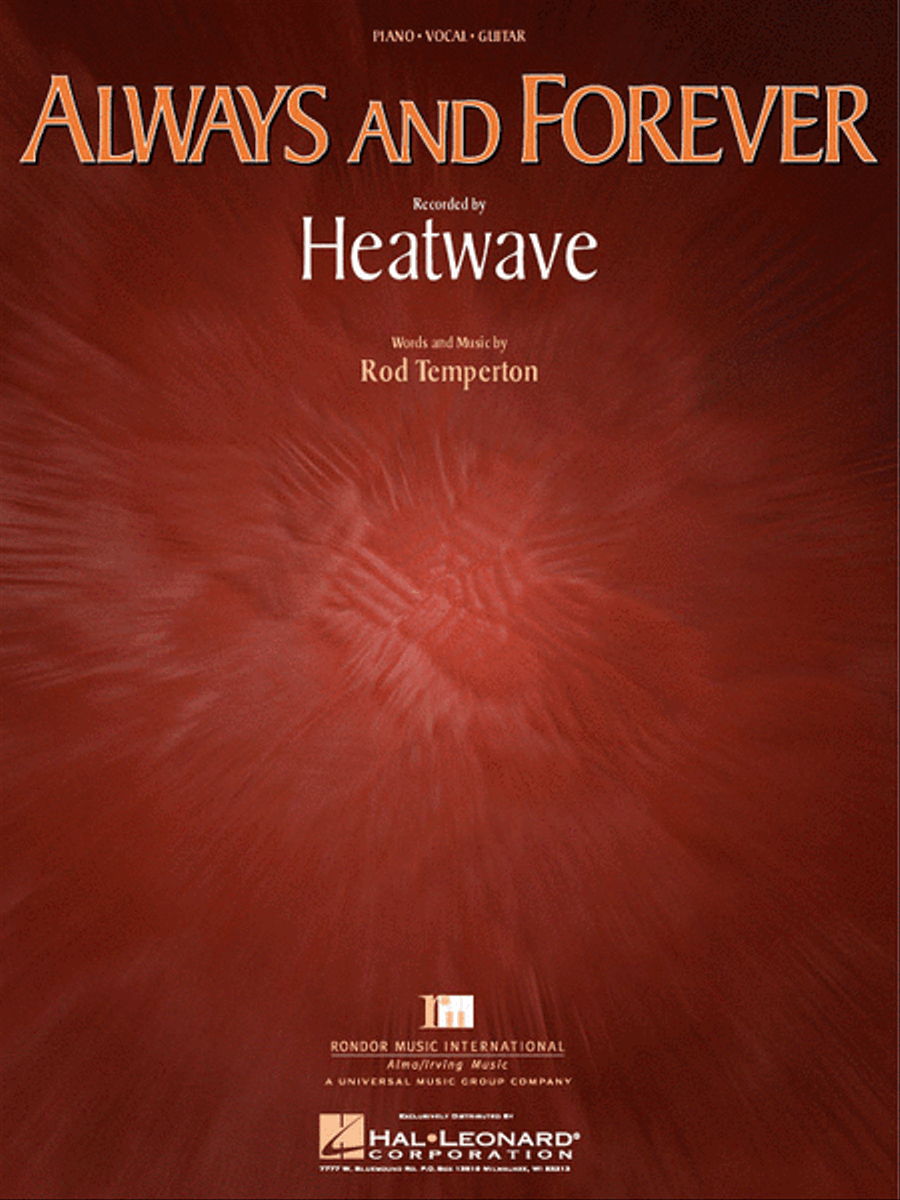 Always and Forever Piano, Vocal, Guitar scores gallery preview page 1