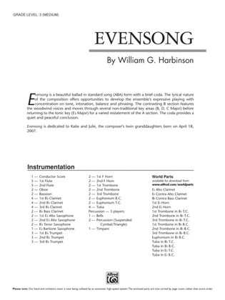 Evensong: Score