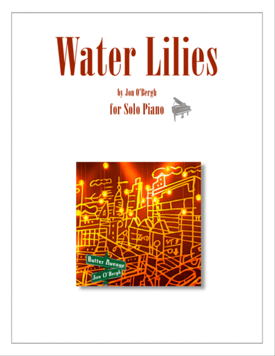 Water Lilies Easy Piano scores gallery preview page 1