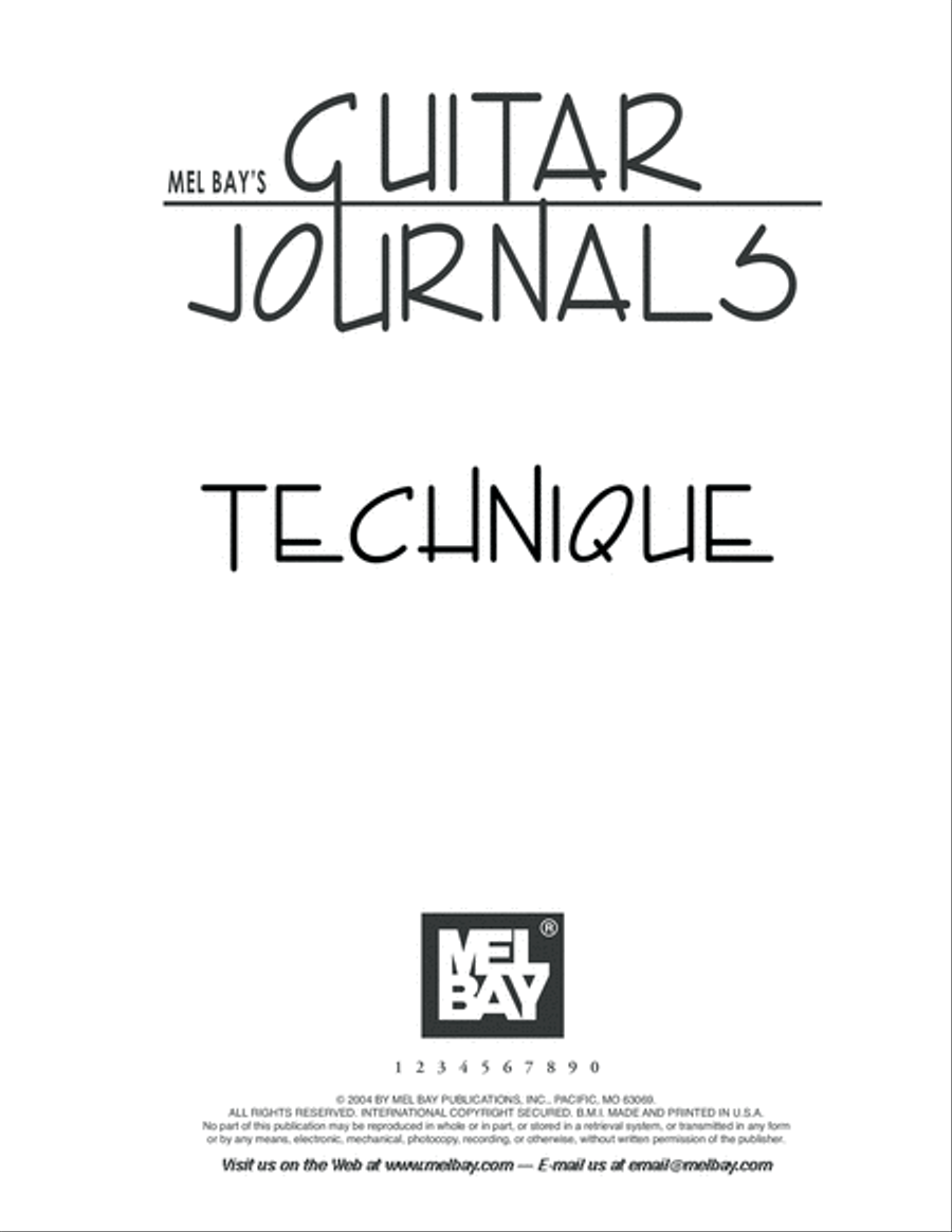 Guitar Journals - Technique Guitar scores gallery preview page 2