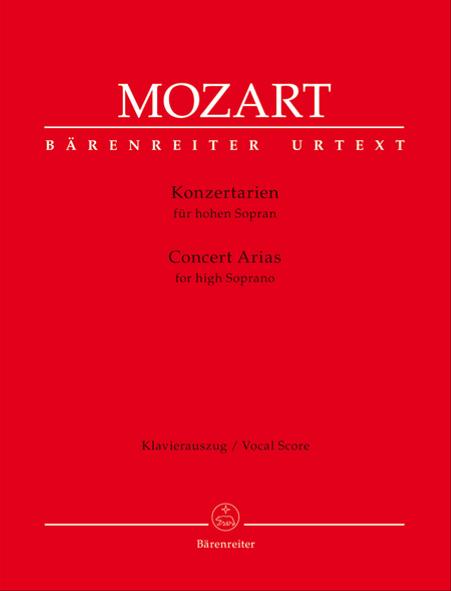 Concert Arias for High Soprano Soprano Voice scores gallery preview page 1