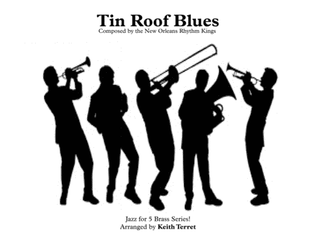 Book cover for Tin Roof Blues for Brass Quintet ''Jazz for 5 Brass Series''