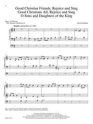Good Christians All, Rejoice and Sing/Good Christian Friends, Rejoice and Sing/O Sons and Daughters of the King (Downloadable)