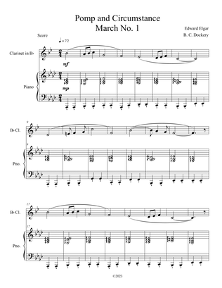 Pomp and Circumstance (Clarinet Solo with Piano Accompaniment)