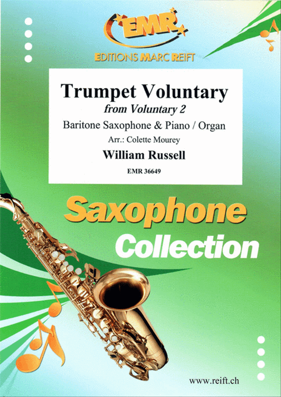 Trumpet Voluntary Trumpet Voluntary Baritone Saxophone scores gallery preview page 1