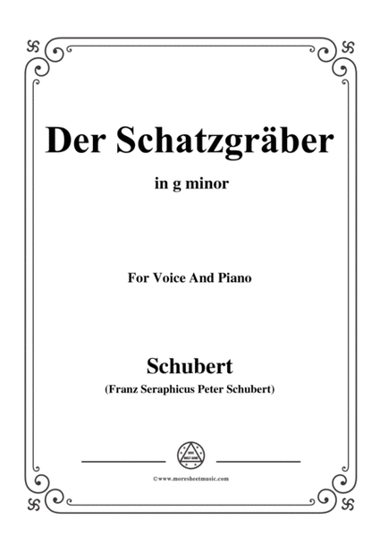 Schubert-Der Schatzgräber,in g minor,for voice and piano image number null