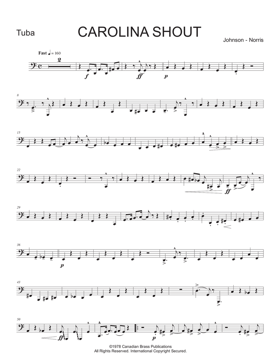 Carolina Shout - Tuba