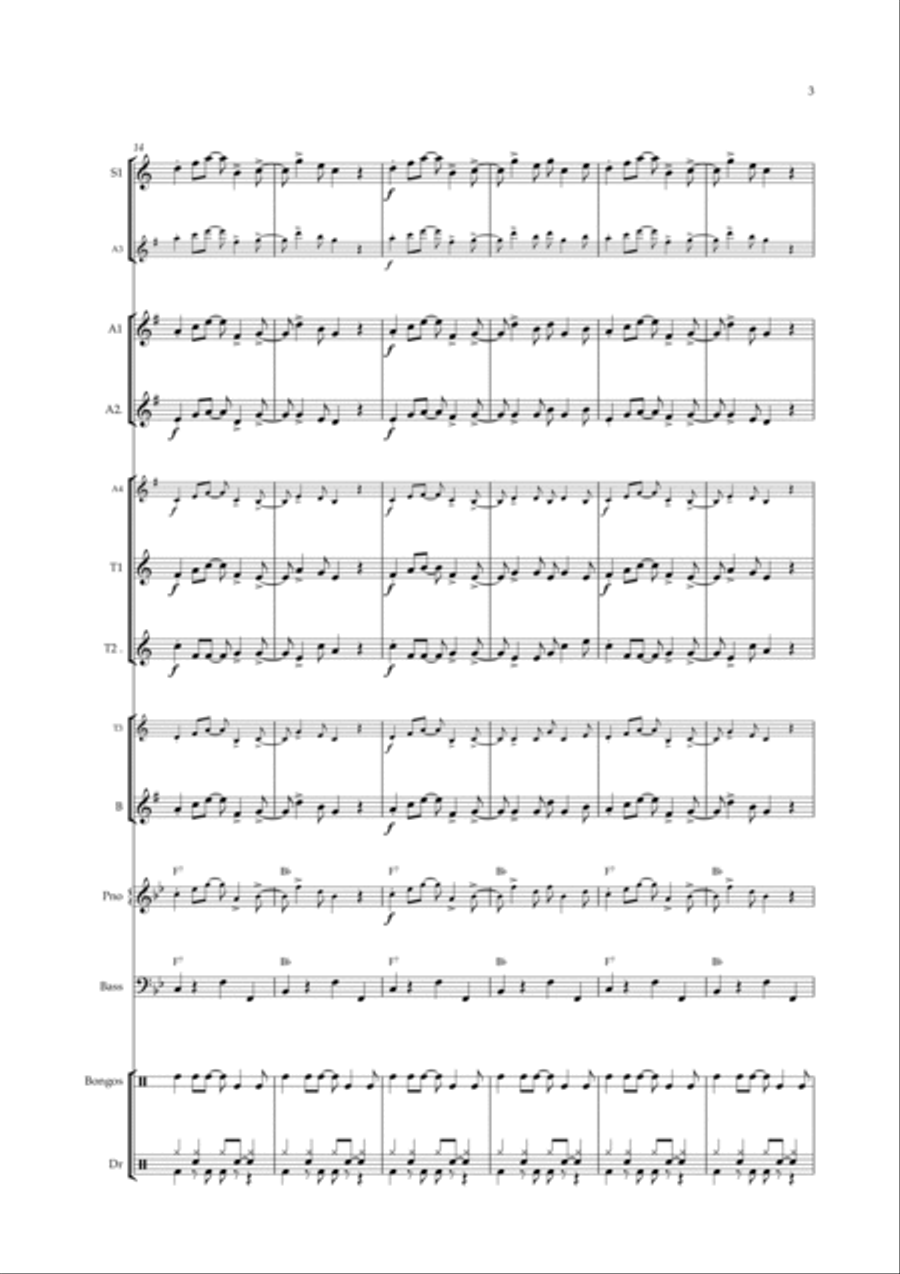 Mambo #8 Woodwind Ensemble scores gallery preview page 3