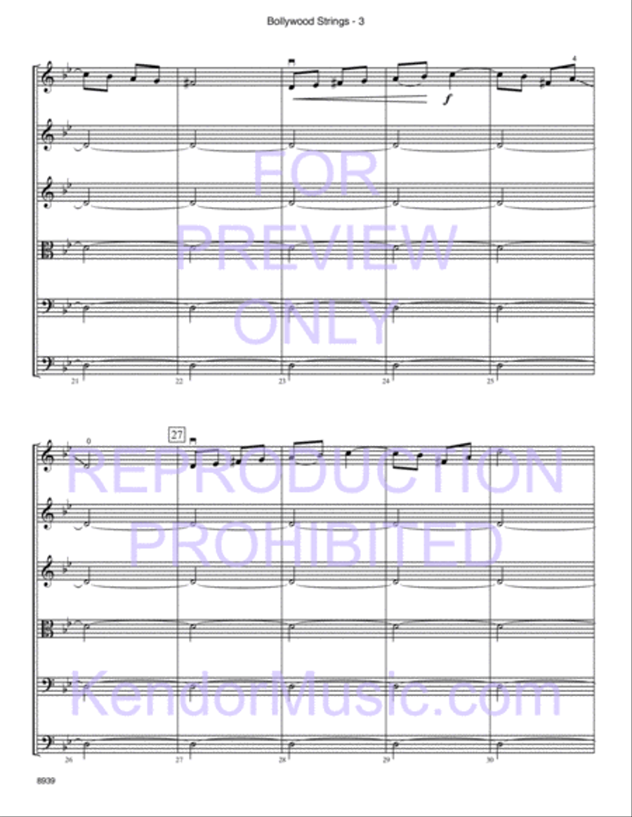 Bollywood Strings (Junior Edition) String Orchestra scores gallery preview page 4
