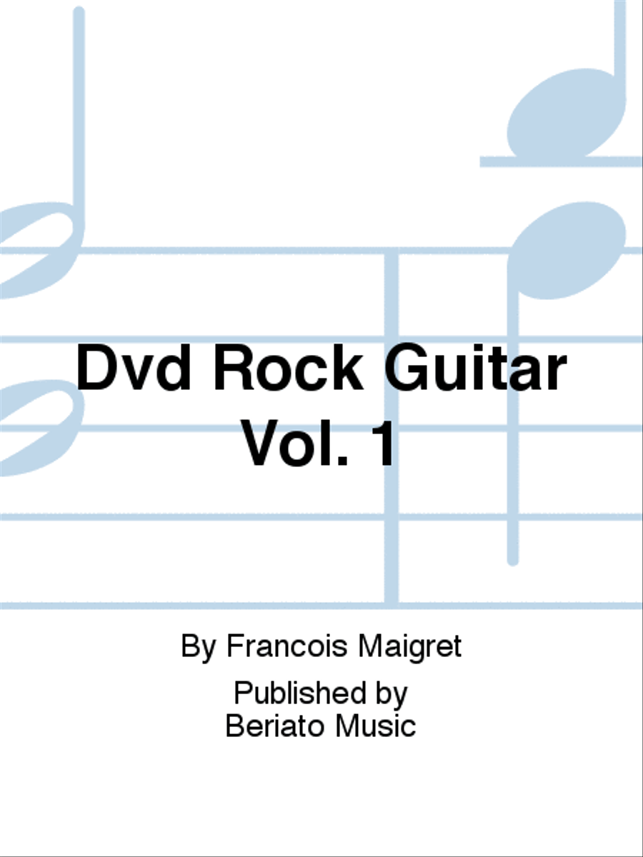 Dvd Rock Guitar Vol. 1 Dvd Rock Guitar Vol. 1 DVD scores gallery preview page 1