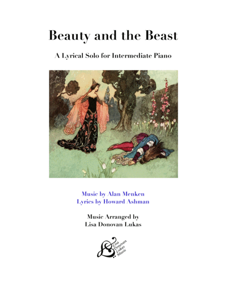 Beauty And The Beast for Intermediate Piano Solo image number null