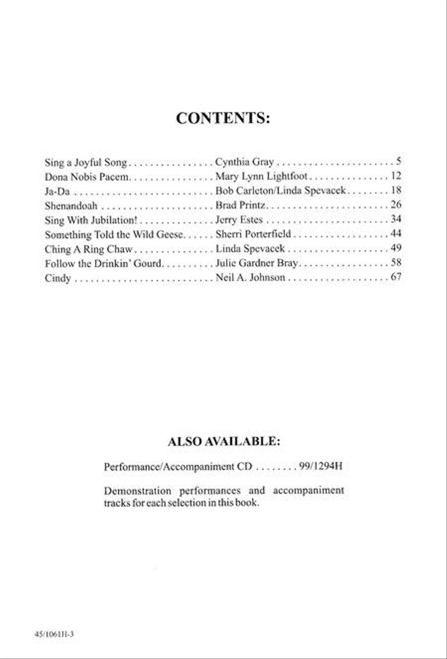 In Concert! for Three-part Mixed Choirs 3-Part scores gallery preview page 2