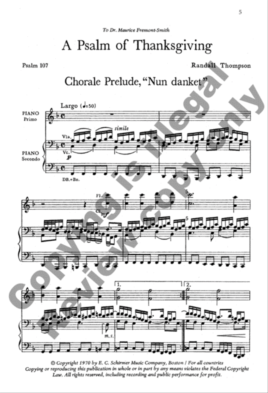 A Psalm Of Thanksgiving A Psalm Of Thanksgiving 4-Part scores gallery preview page 6