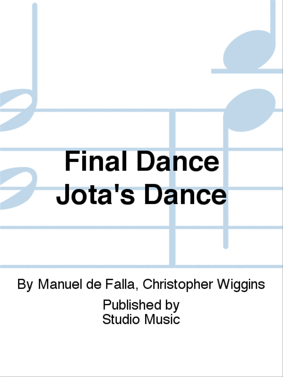 Final Dance Jota's Dance Final Dance Jota's Dance Concert Band scores gallery preview page 1