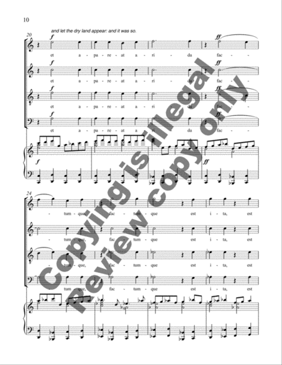 Earth Songs: 1. Et inluminent terram Divisi scores gallery preview page 11