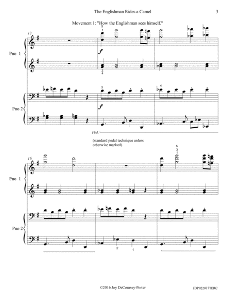 The Englishman Rides a Camel Piano Method scores gallery preview page 3