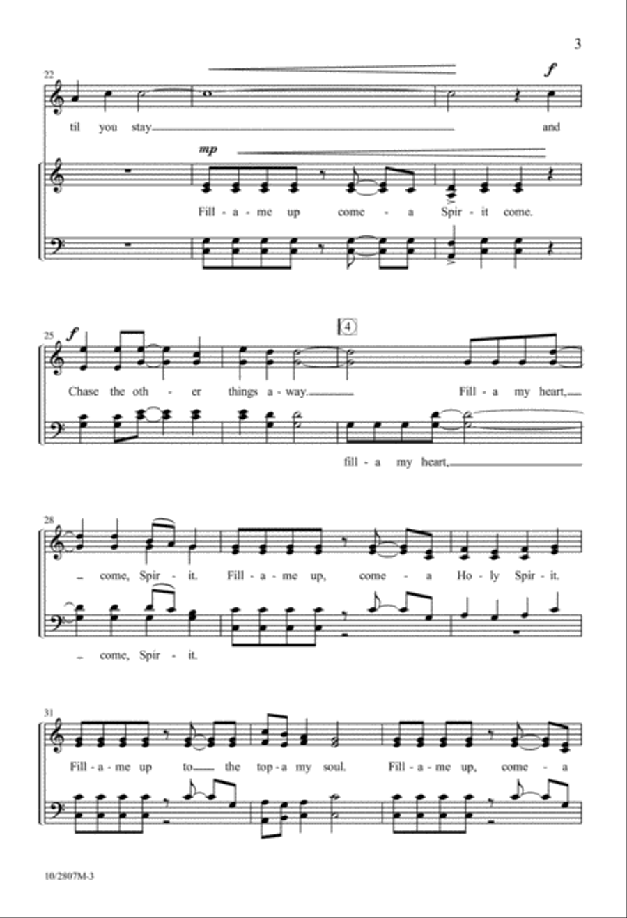 Fill-a Me Up! 4-Part scores gallery preview page 4