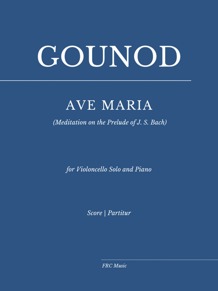 Ave Maria - Gounod (for Violoncello Solo and Piano) image number null