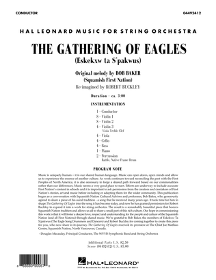 Book cover for The Gathering of Eagles (arr. Robert Buckley) - Conductor Score (Full Score)