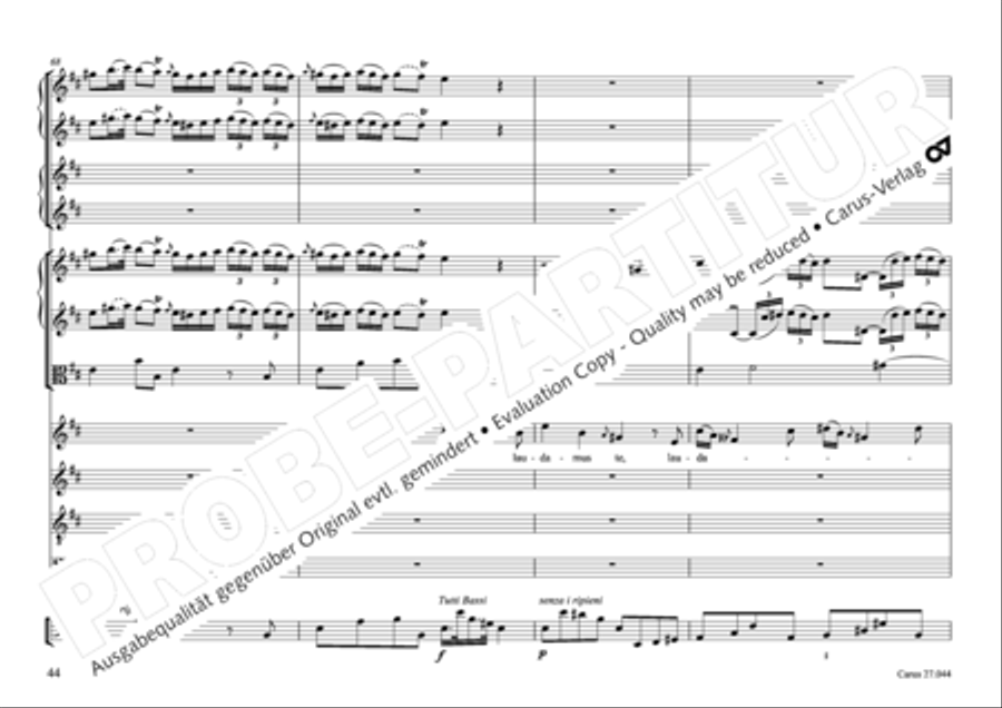 Messa per il Santissimo Natale 4-Part scores gallery preview page 35