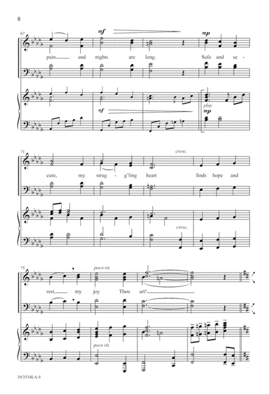Thy Glory Shines 4-Part scores gallery preview page 8