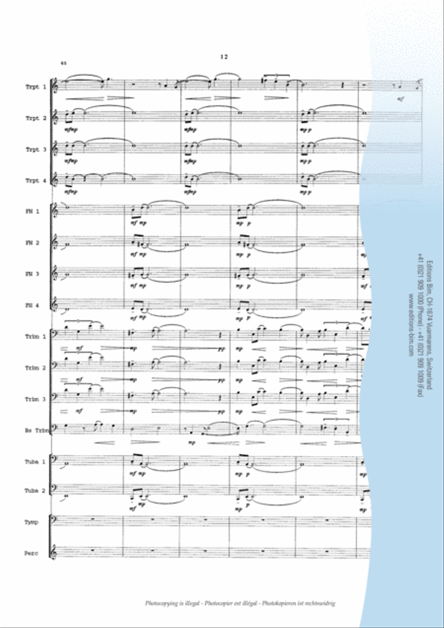 Reflections on a Dance Horn scores gallery preview page 13