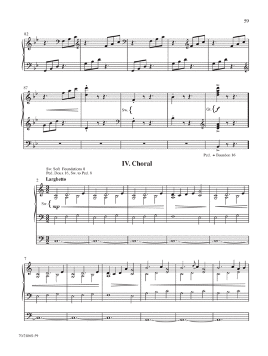 Inspirations Organ Solo scores gallery preview page 18
