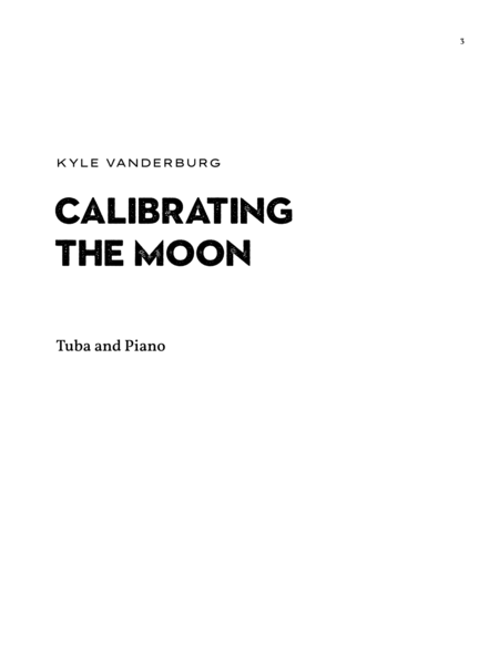 Calibrating the Moon - Tuba and Piano image number null