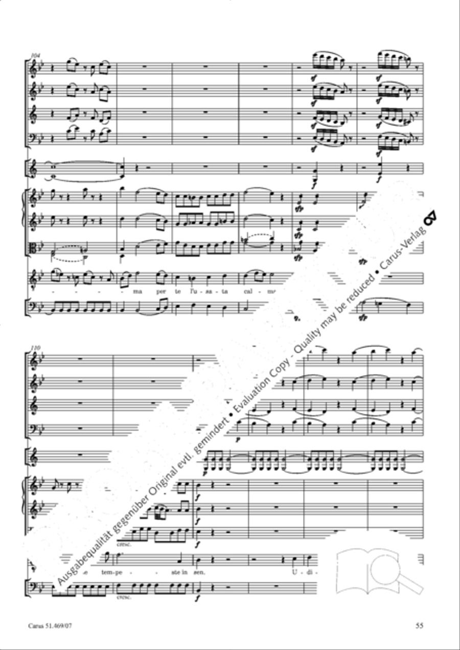 Davide penitente 4-Part scores gallery preview page 68