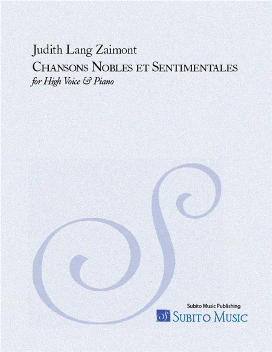Chansons Nobles et Sentimentales