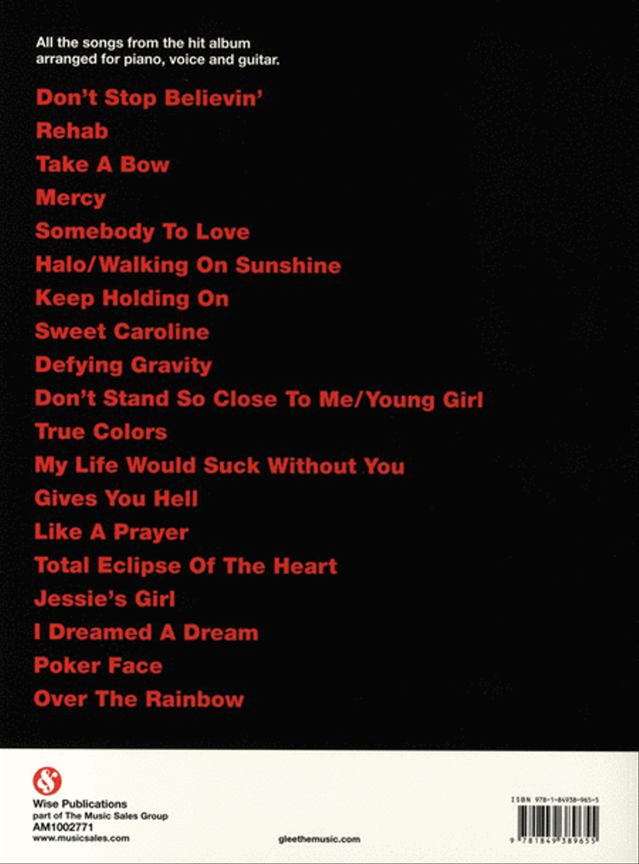 Glee: The Music - Best Of Season One Piano, Vocal, Guitar scores gallery preview page 2
