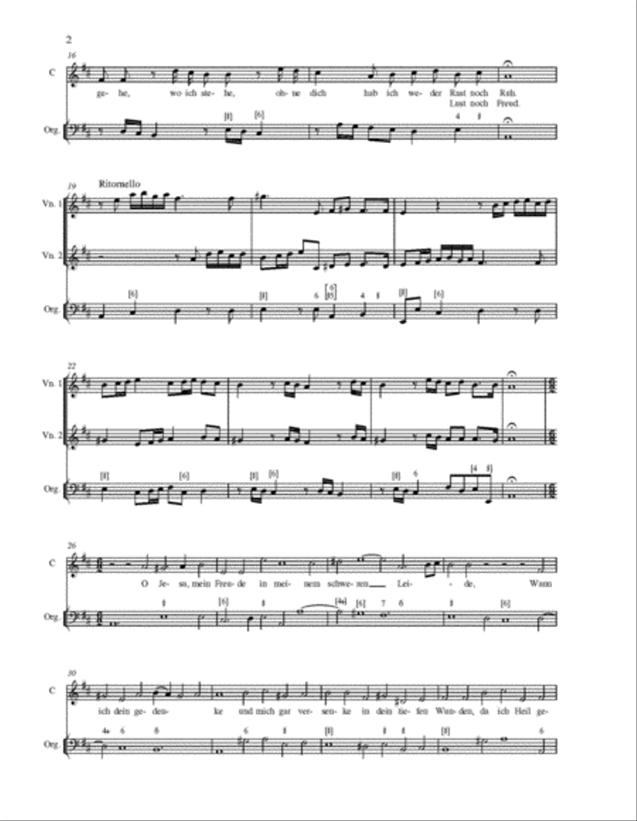 Liebster Jesu, trautes Leben High Voice scores gallery preview page 4