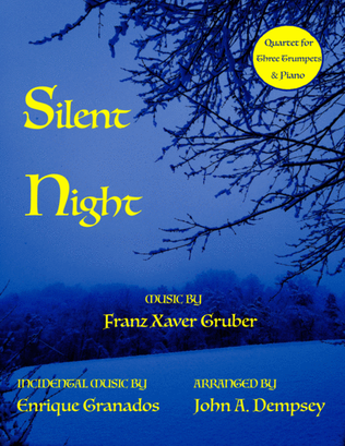 Book cover for Silent Night (Quartet for Three Trumpets & Piano)