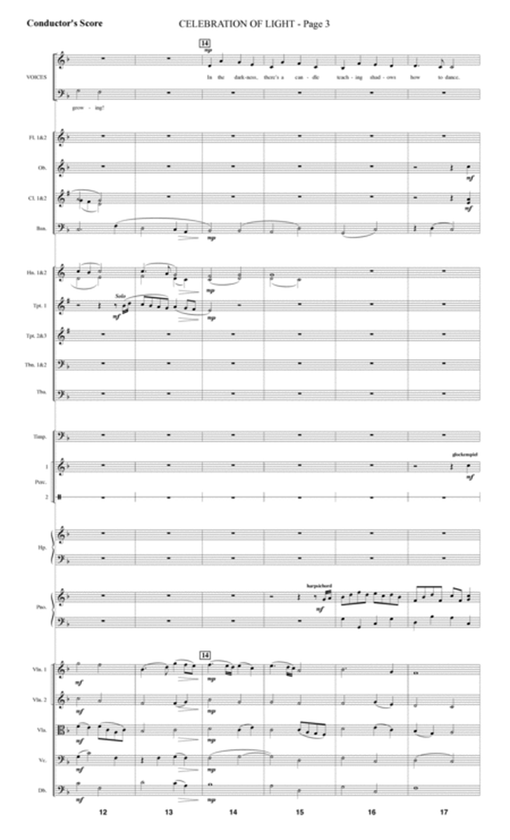 Celebration Of Light (Arise And Shine) (Full Orchestra) - Full Score