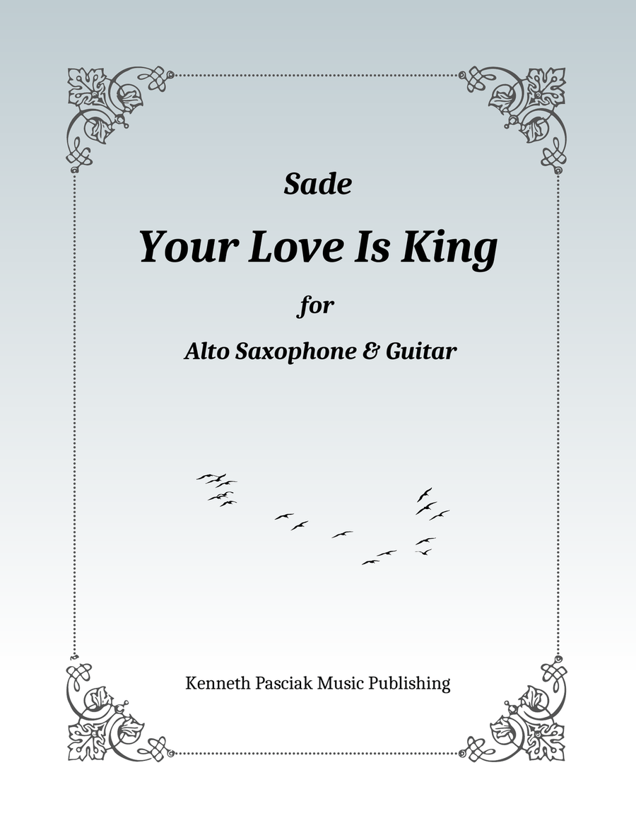 Your Love Is King Alto Saxophone scores gallery preview page 1