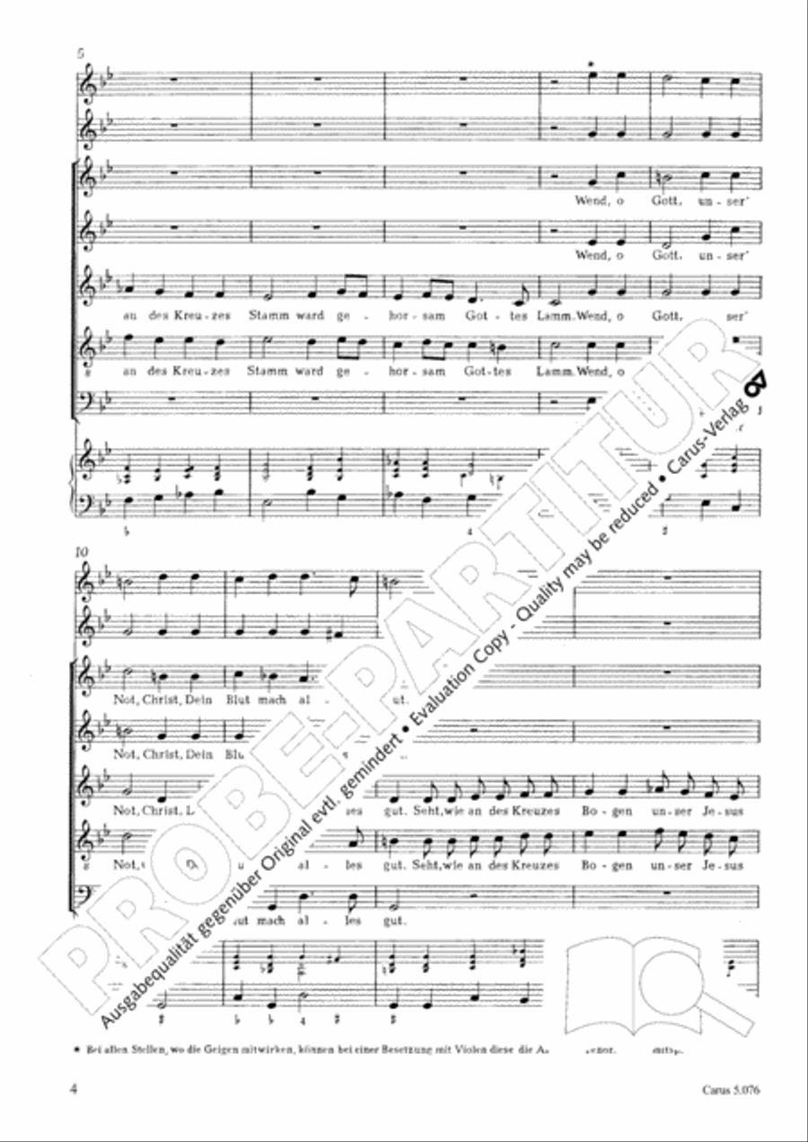 Vom Leiden Christi SSATB scores gallery preview page 5