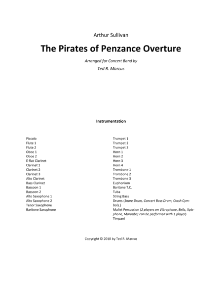 The Pirates of Penzance Overture image number null