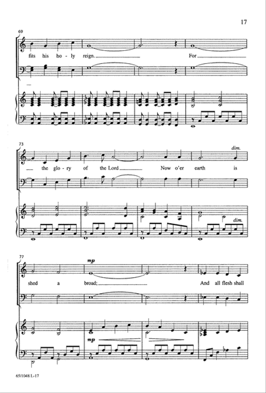 The Light of the World The Light of the World 4-Part scores gallery preview page 19