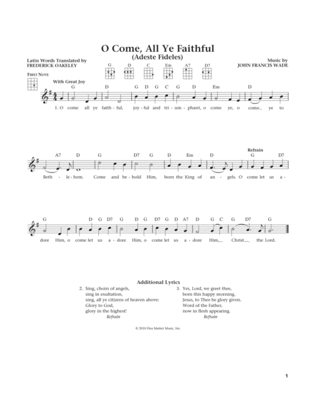 O Come, All Ye Faithful (from The Daily Ukulele) (arr. Liz and Jim Beloff)