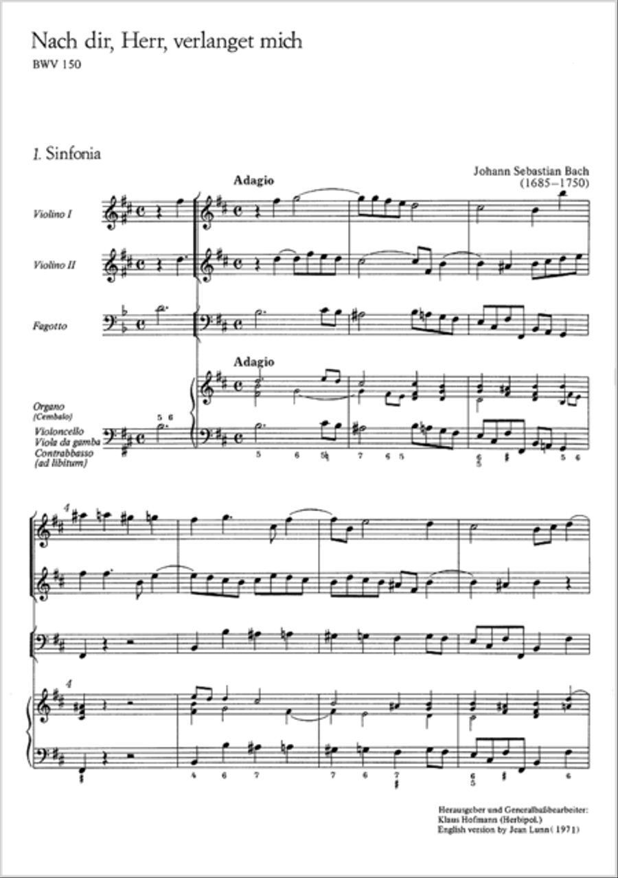 O my Lord, I long for thee (Nach dir, Herr, verlanget mich) 4-Part scores gallery preview page 74