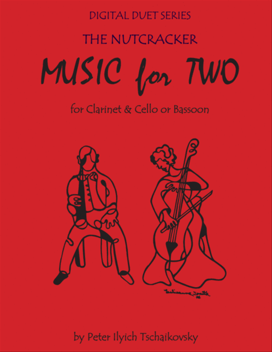 The Nutcracker for Clarinet & Cello or Clarinet & Bassoon Duet - Music for Two Small Ensemble scores gallery preview page 1