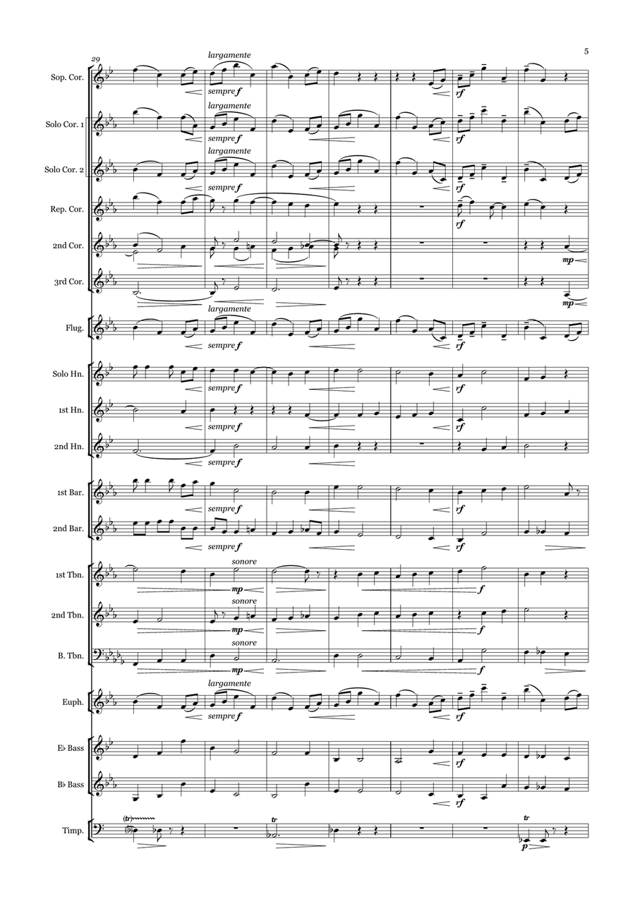 Nimrod Brass Band scores gallery preview page 5