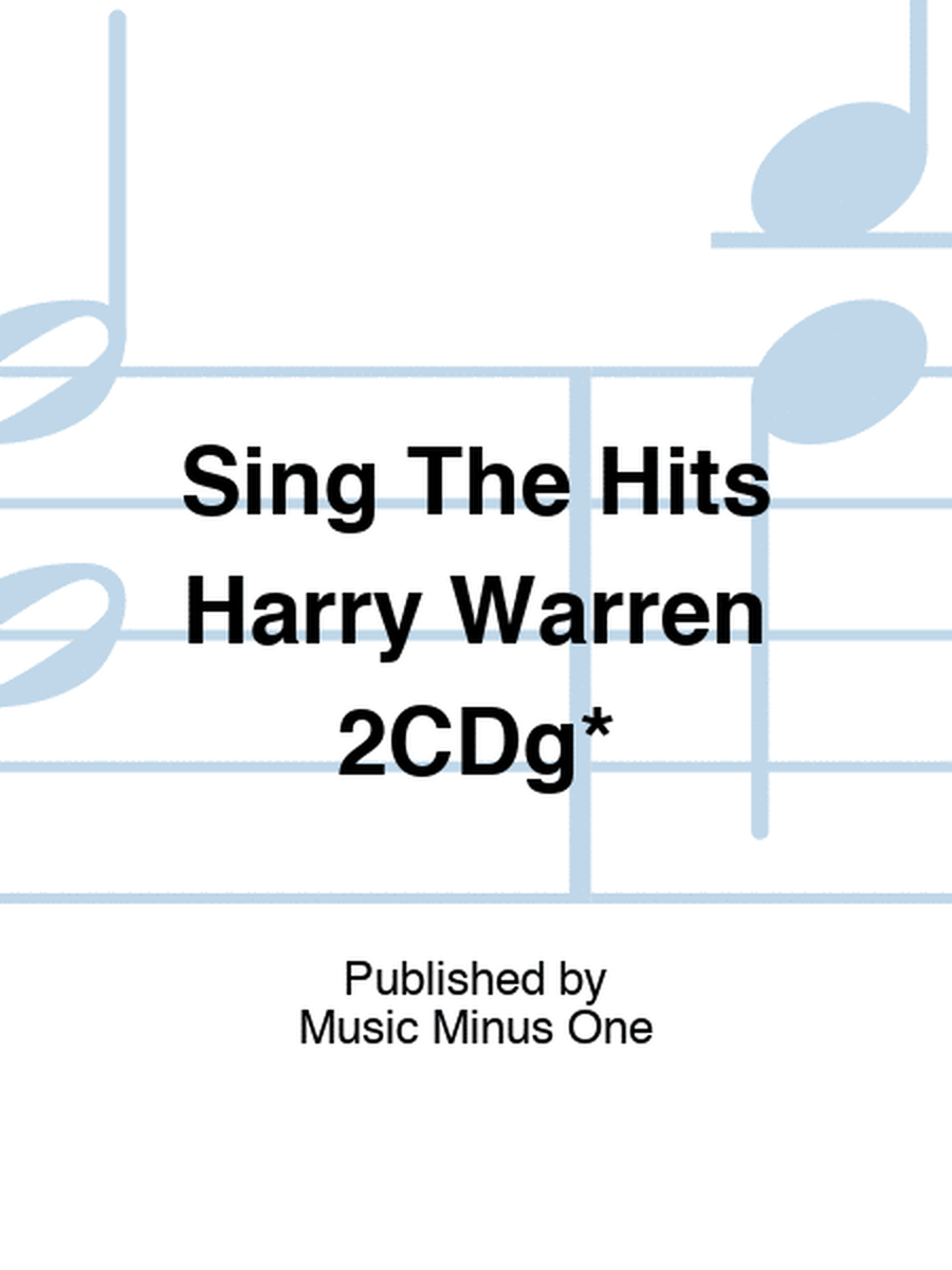 Sing The Hits Harry Warren 2CDg*