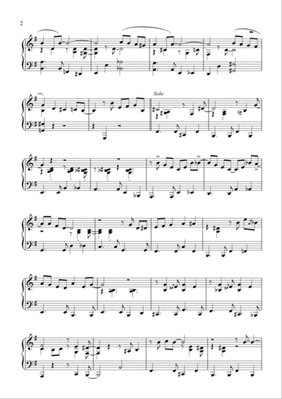 The Shadow Of Your Smile Piano Solo scores gallery preview page 2