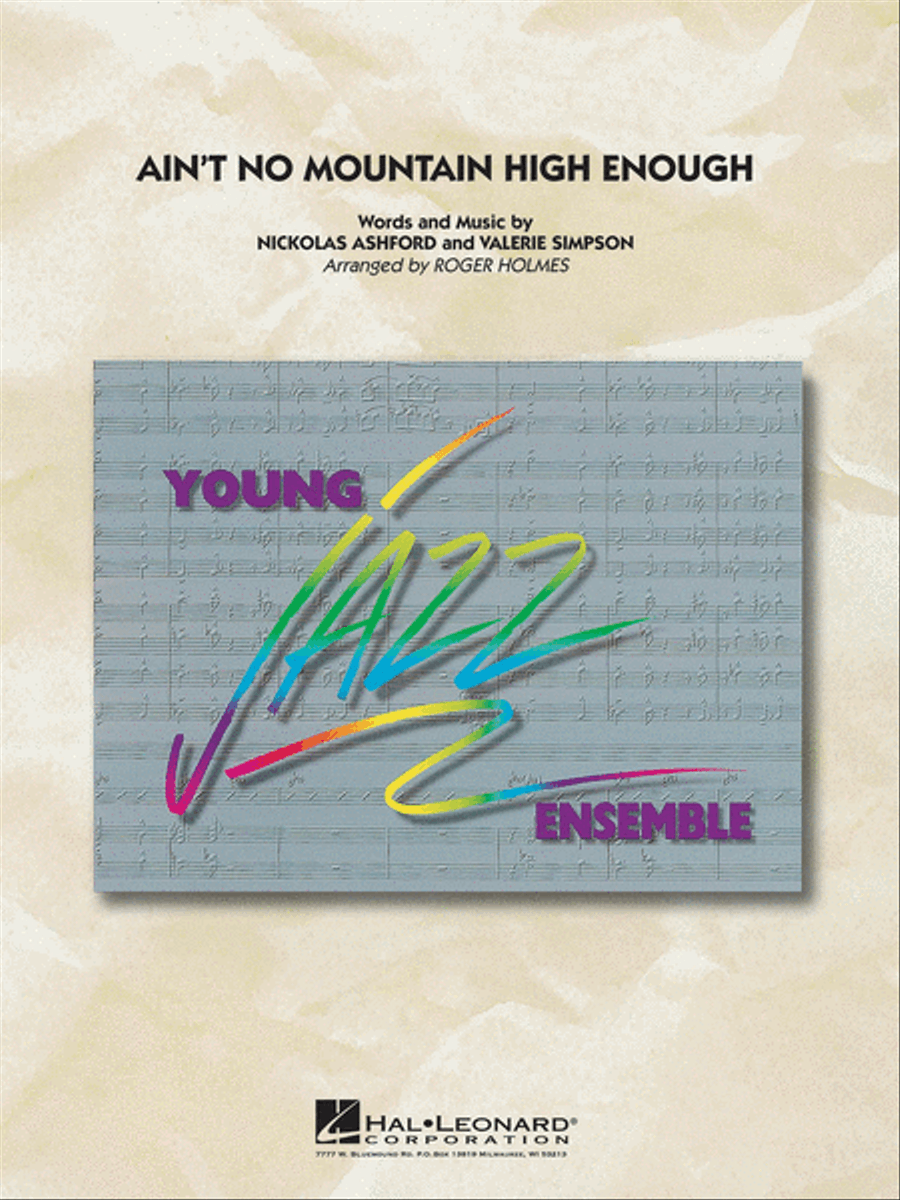 Ain't No Mountain High Enough Jazz Ensemble scores gallery preview page 1