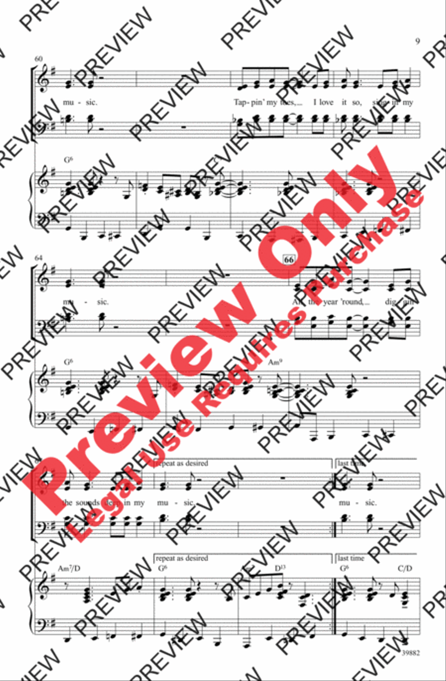 My Music - SoundTrax CD (CD only) Choir scores gallery preview page 9