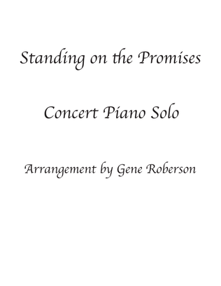 Book cover for Standing on the Promises Concert Piano Solo